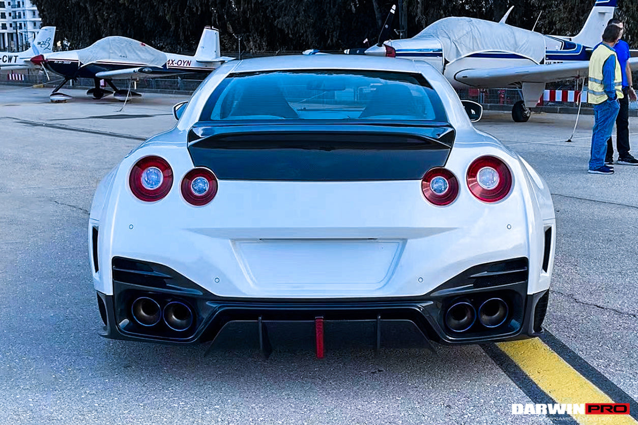 2008-2022 Nissan GTR R35 CBA/DBA/EBA DLK Style Carbon Fiber Trunk - DarwinPRO Aerodynamics