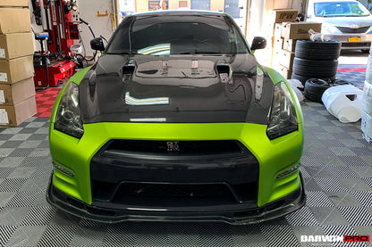 2008-2016 Nissan GTR R35 CBA/DBA BSE Style Carbon Fiber Hood - DarwinPRO Aerodynamics