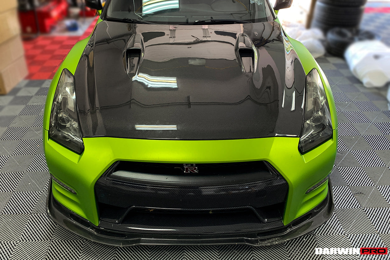 2012-2016 Nissan GTR R35 DBA BSE Style Carbon Fiber Front Lip - DarwinPRO Aerodynamics