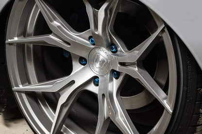 19" Rohana RFX5 Brushed Titanium 5x130 ( Staggered Setup ) ( Set of 4 )