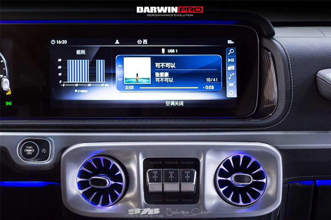2019-2023 Mercedes Benz W464 G550/G63AMG G-Class G Wagon Dry Carbon Fiber Repalcement Interiors - DarwinPRO Aerodynamics