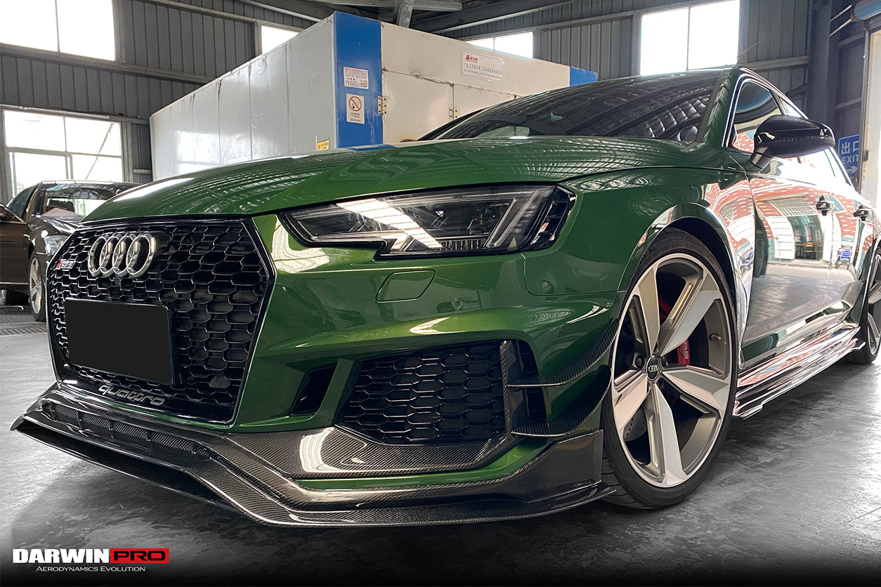 2017-2019 Audi RS4 B9 BKSS Style Front Canards - DarwinPRO Aerodynamics