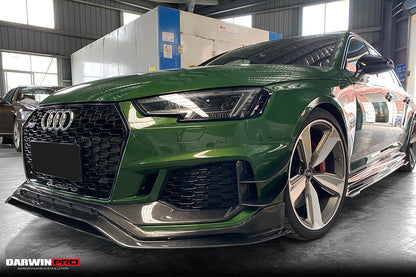 2017-2019 Audi RS4 B9 BKSS Style Front Canards - DarwinPRO Aerodynamics