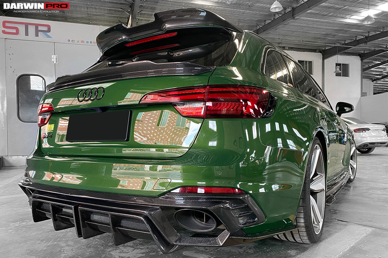 2017-2022 Audi RS4 B9/B9.5 S4 B9 BKSS Style Rear Decklid Spoiler - DarwinPRO Aerodynamics