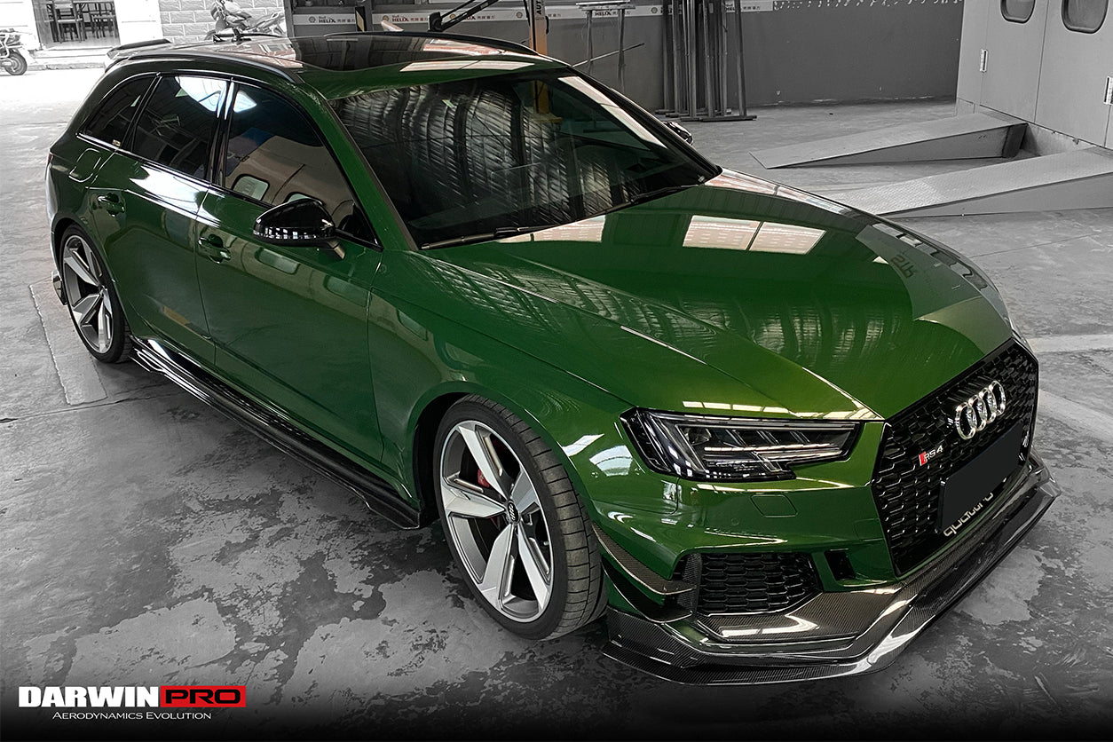 2017-2022 Audi RS4 B9 BKSS Style Side Skirts Under Board - DarwinPRO Aerodynamics