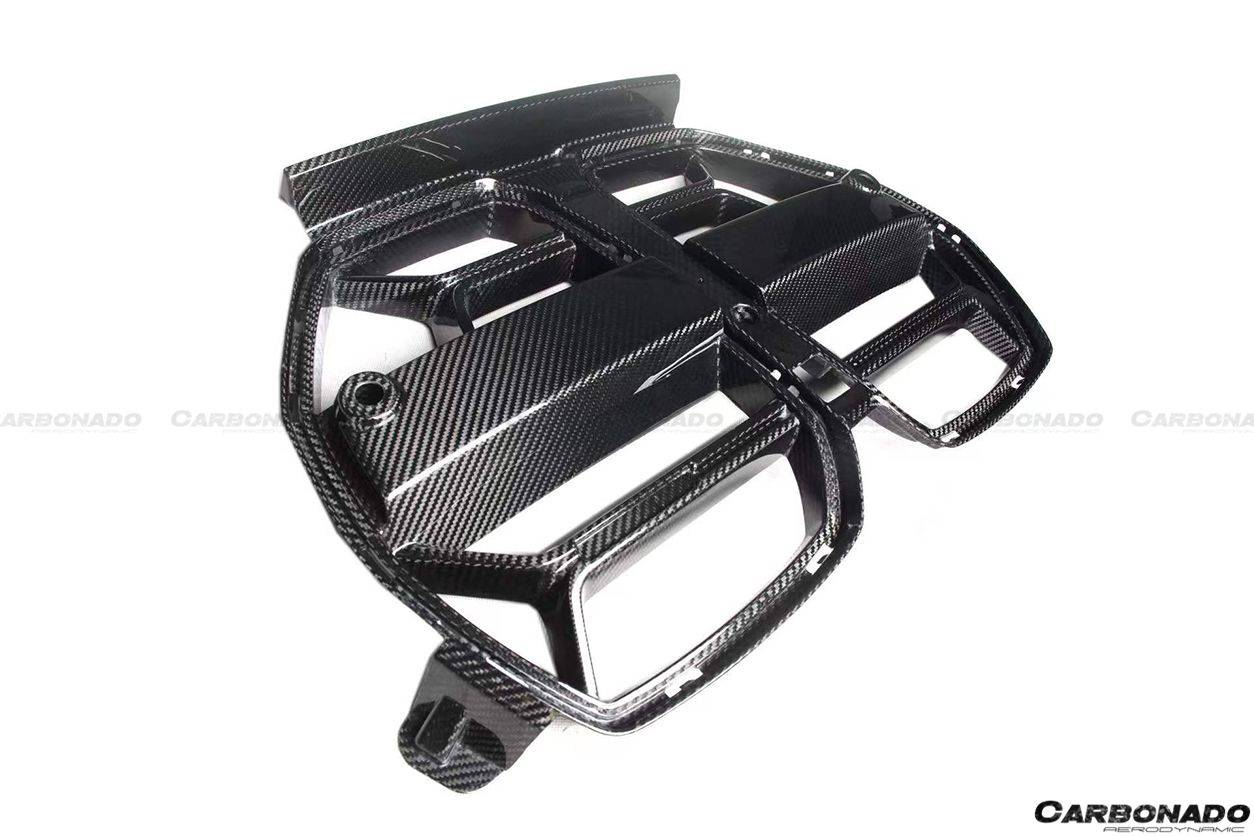 2021-UP BMW M3 G80 M4 G82 G83 OD Style DRY Carbon Fiber Grill - Carbonado Aero