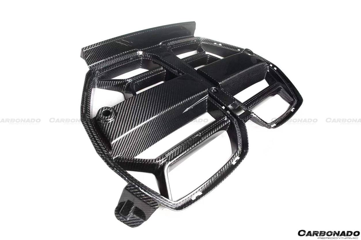 2021-UP BMW M3 G80 M4 G82 G83 OD Style DRY Carbon Fiber Grill - Carbonado Aero