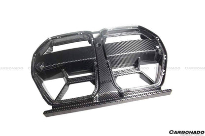 2021-UP BMW M3 G80 M4 G82 G83 OD Style DRY Carbon Fiber Grill - Carbonado Aero