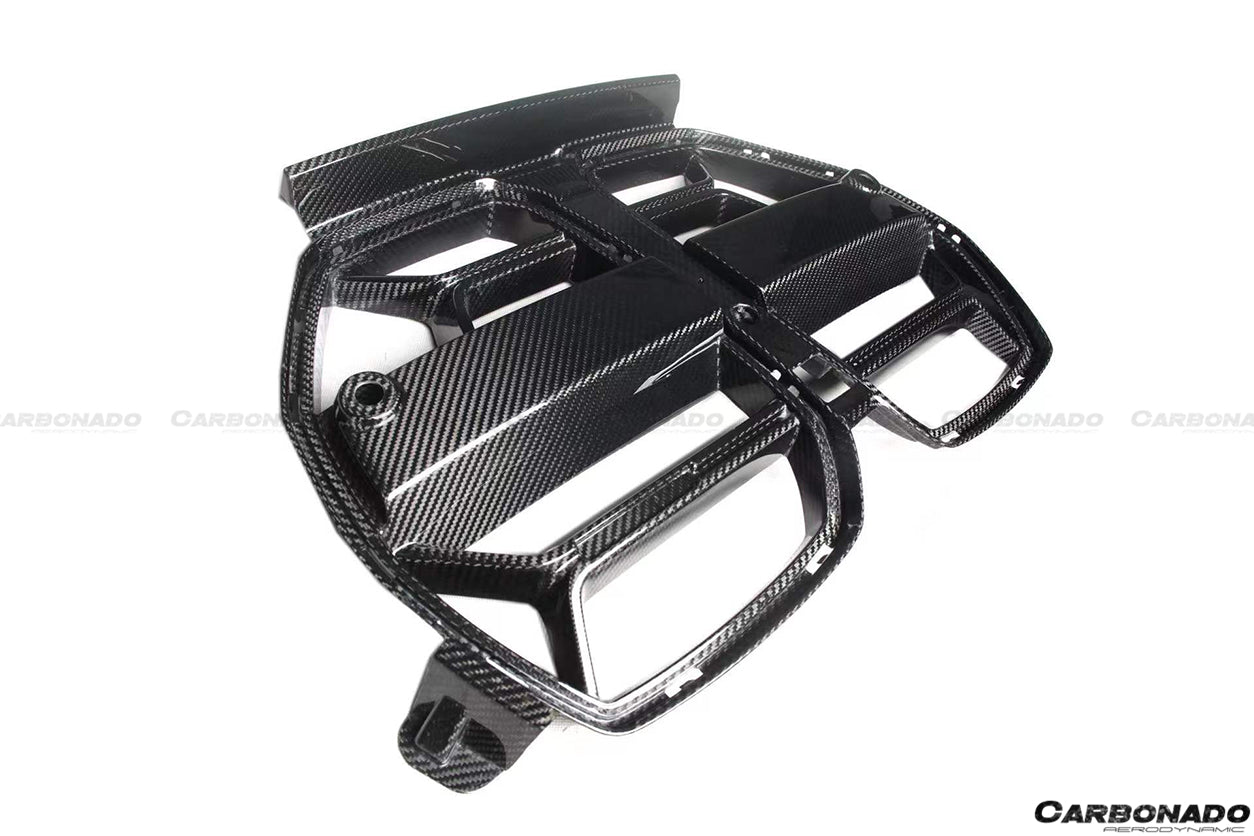 2021-UP BMW M3 G80 M4 G82/G83 OD Style DRY Carbon Fiber Gril (NO ACC) - Carbonado