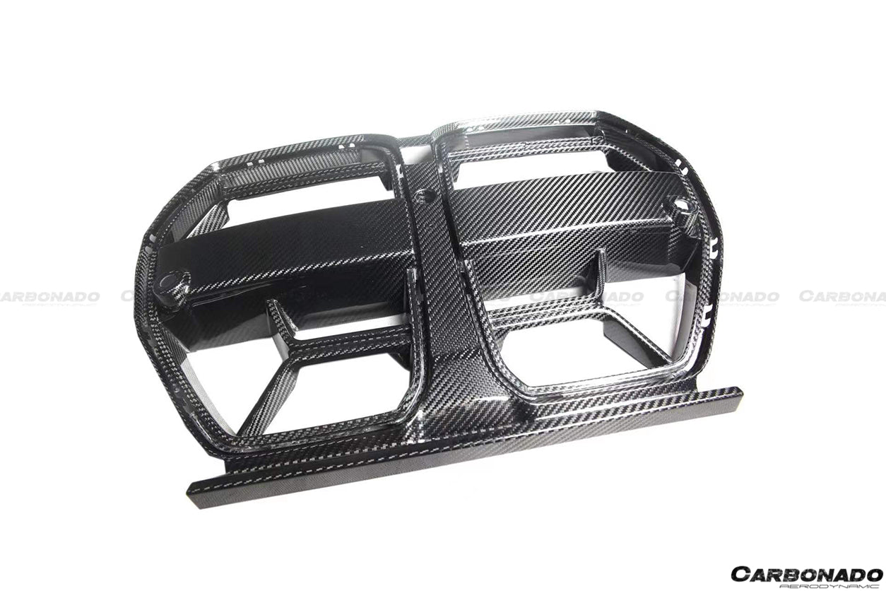 2021-UP BMW M3 G80 M4 G82/G83 OD Style DRY Carbon Fiber Gril (NO ACC) - Carbonado