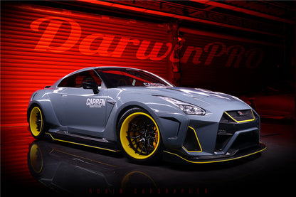 2008-2022 Nissan GTR R35 CBA/DBA/EBA BKSSII Style Front Bumper - DarwinPRO Aerodynamics