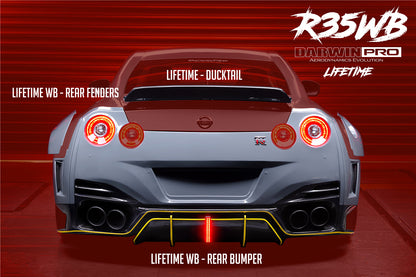 2008-2022 Nissan GTR R35 CBA/DBA/EBA BKSSII Style Partial Carbon Fiber Full Wide Body Kit - DarwinPRO Aerodynamics