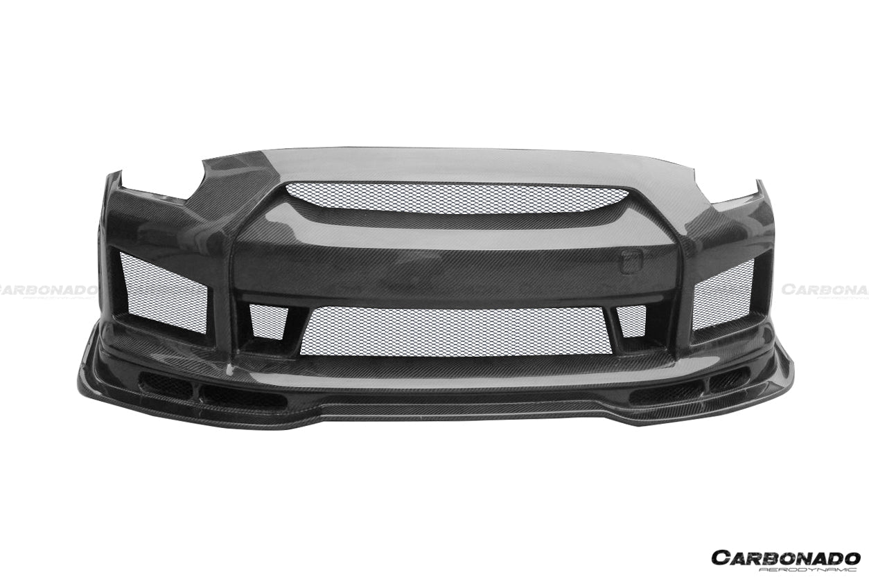 2008-2016 Nissan GTR R35 CBA/DBA BSE2 Style Front Bumper - Carbonado