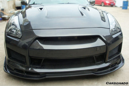 2008-2016 Nissan GTR R35 CBA/DBA BSE2 Style Front Bumper - Carbonado