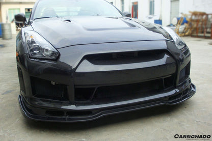 2008-2016 Nissan GTR R35 CBA/DBA BSE2 Style Front Bumper - Carbonado