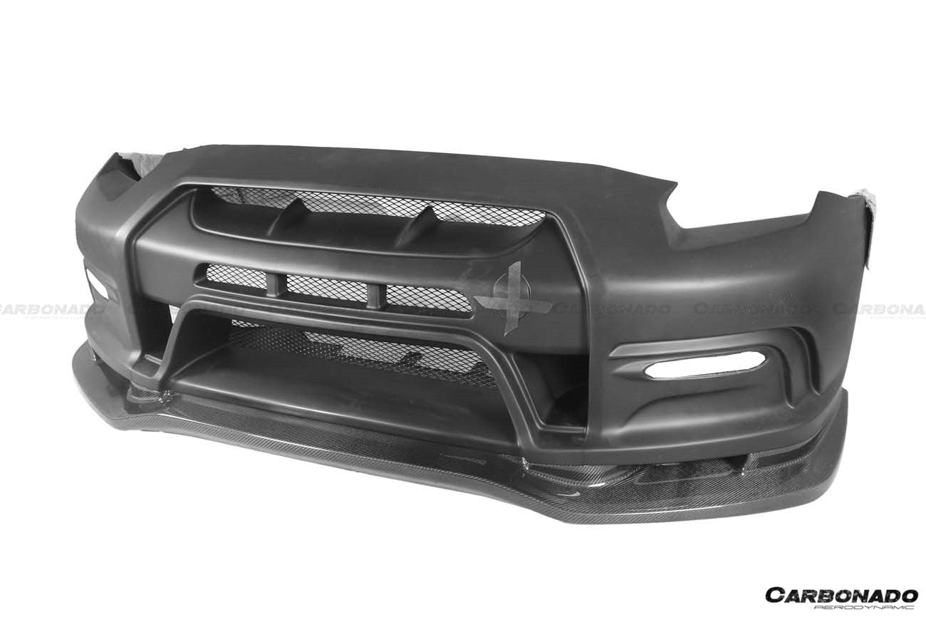 2012-2016 Nissan GTR R35 DBA VA Style Front Bumper - Carbonado