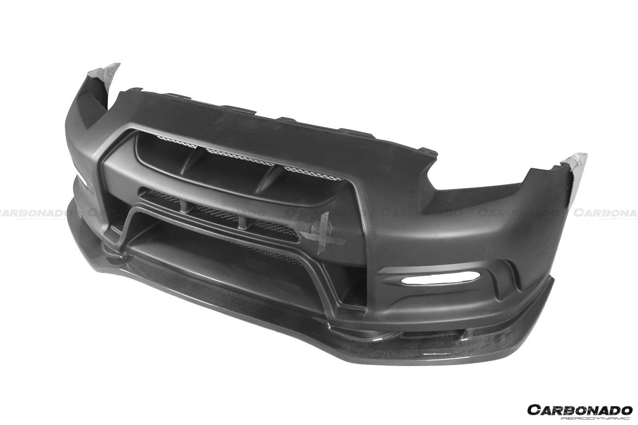 2012-2016 Nissan GTR R35 DBA VA Style Front Bumper - Carbonado