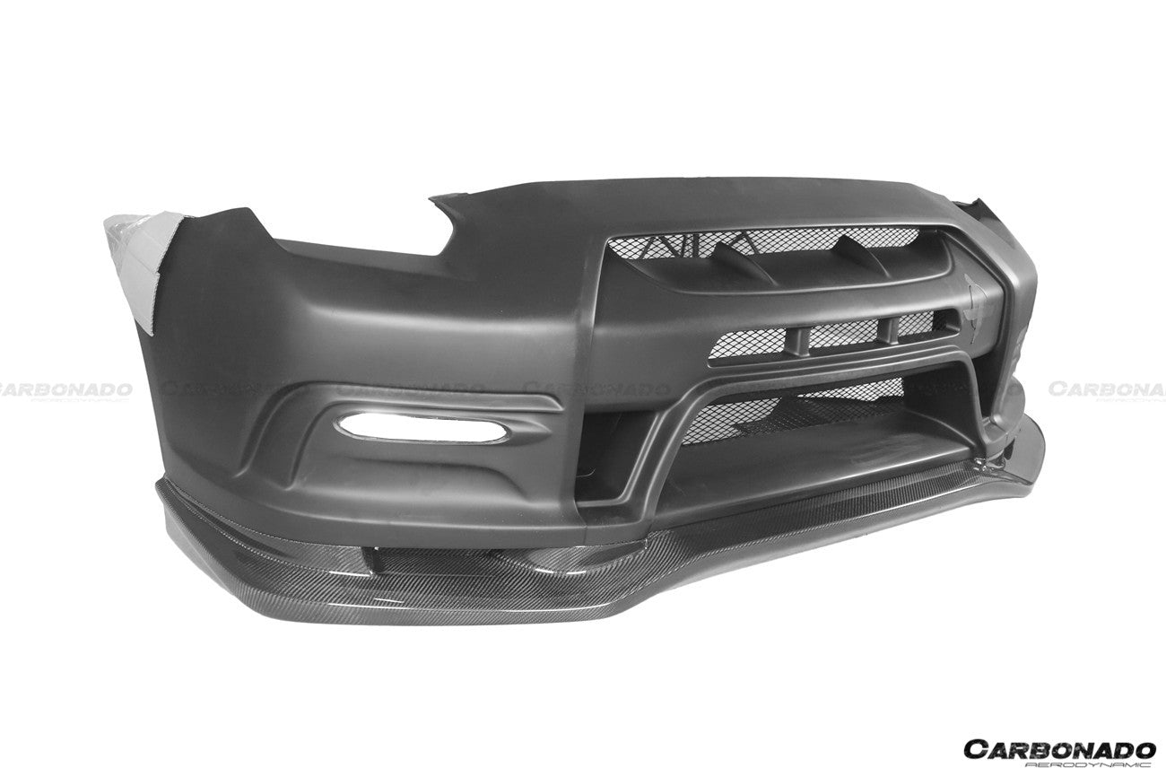 2012-2016 Nissan GTR R35 DBA VA Style Front Bumper - Carbonado
