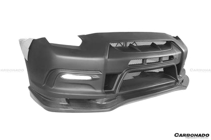 2012-2016 Nissan GTR R35 DBA VA Style Front Bumper - Carbonado