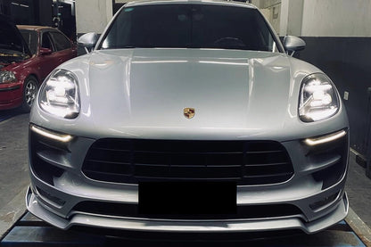 2014-2017 Porshe Macan GTS/Turbo/S ATS Style Carbon Fiber Front Lip - Carbonado
