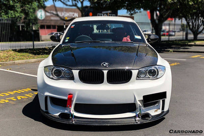 2008-2013 BMW 1 Series E82 E88 1M RZ Style Carbon FIber Hood - Carbonado