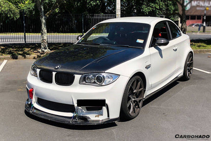 2008-2013 BMW 1 Series E82 E88 1M RZ Style Carbon FIber Hood - Carbonado Aero