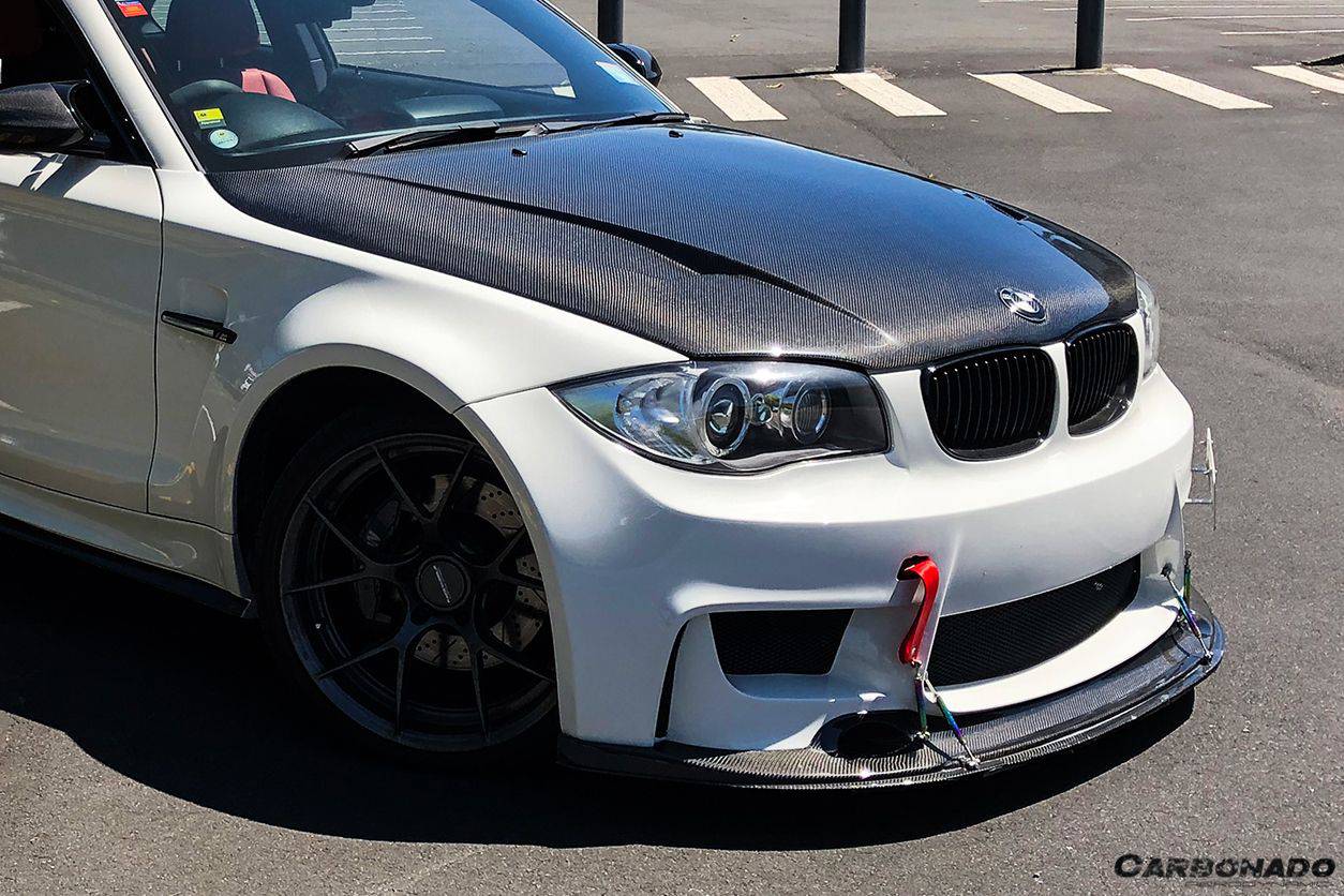 2008-2013 BMW 1 Series E82 E88 1M RZ Style Carbon FIber Hood - Carbonado Aero