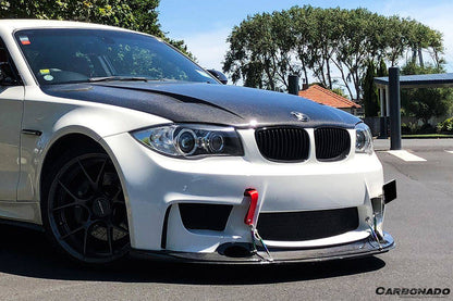 2008-2013 BMW 1 Series E82 E88 1M RZ Style Carbon FIber Hood - Carbonado Aero