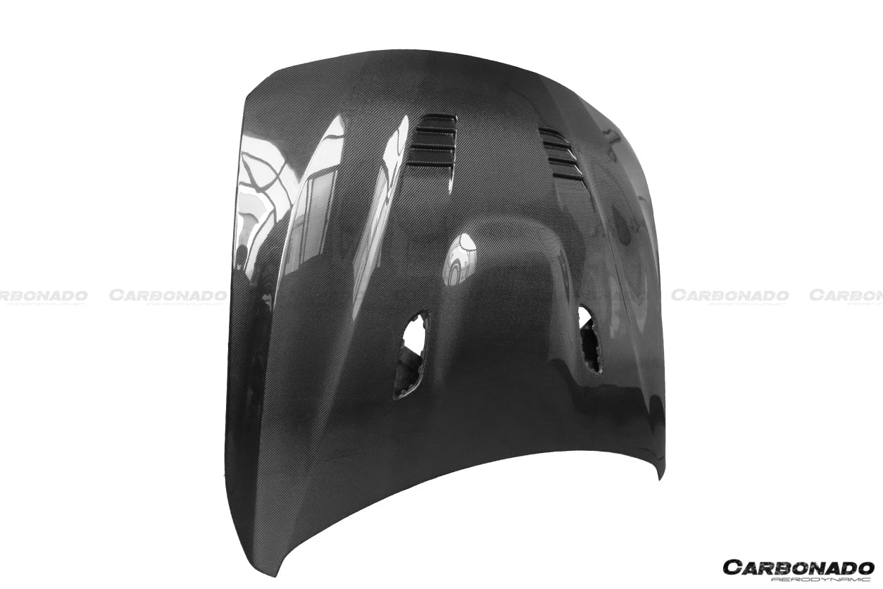 2013-2019 BMW 3 Series F30 F35 RZ Style Carbon Fiber Hood - Carbonado