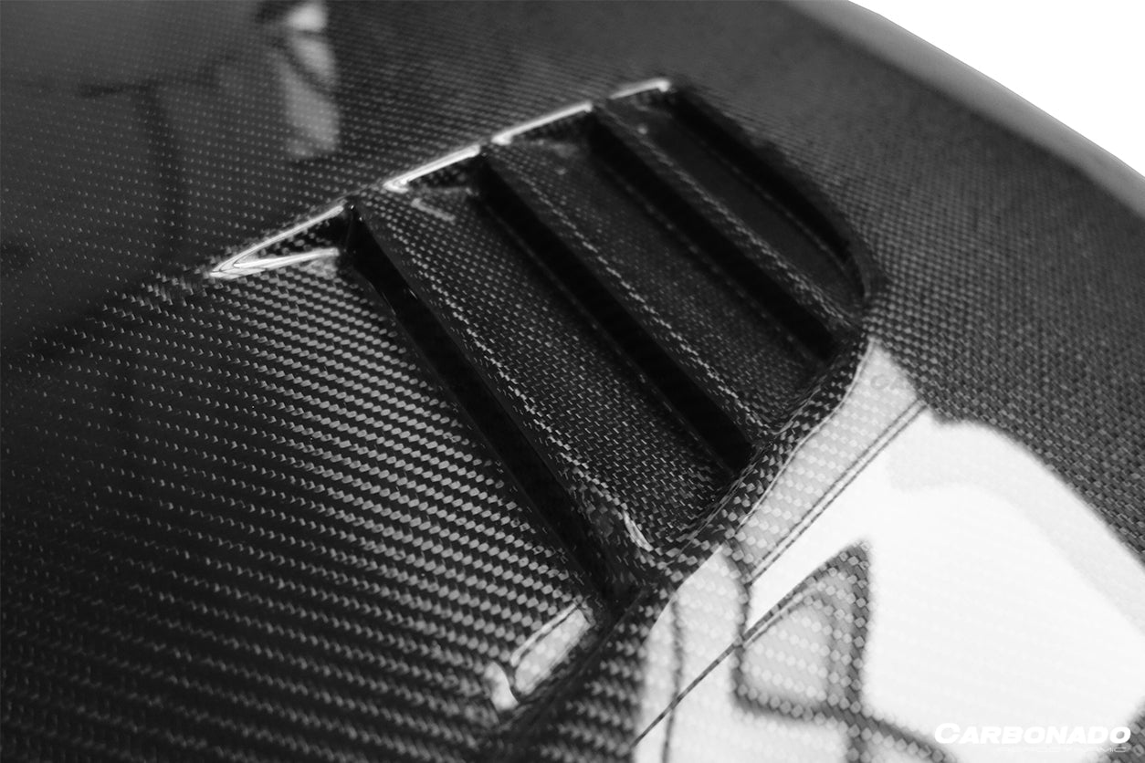 2013-2019 BMW 3 Series F30 F35 RZ Style Carbon Fiber Hood - Carbonado
