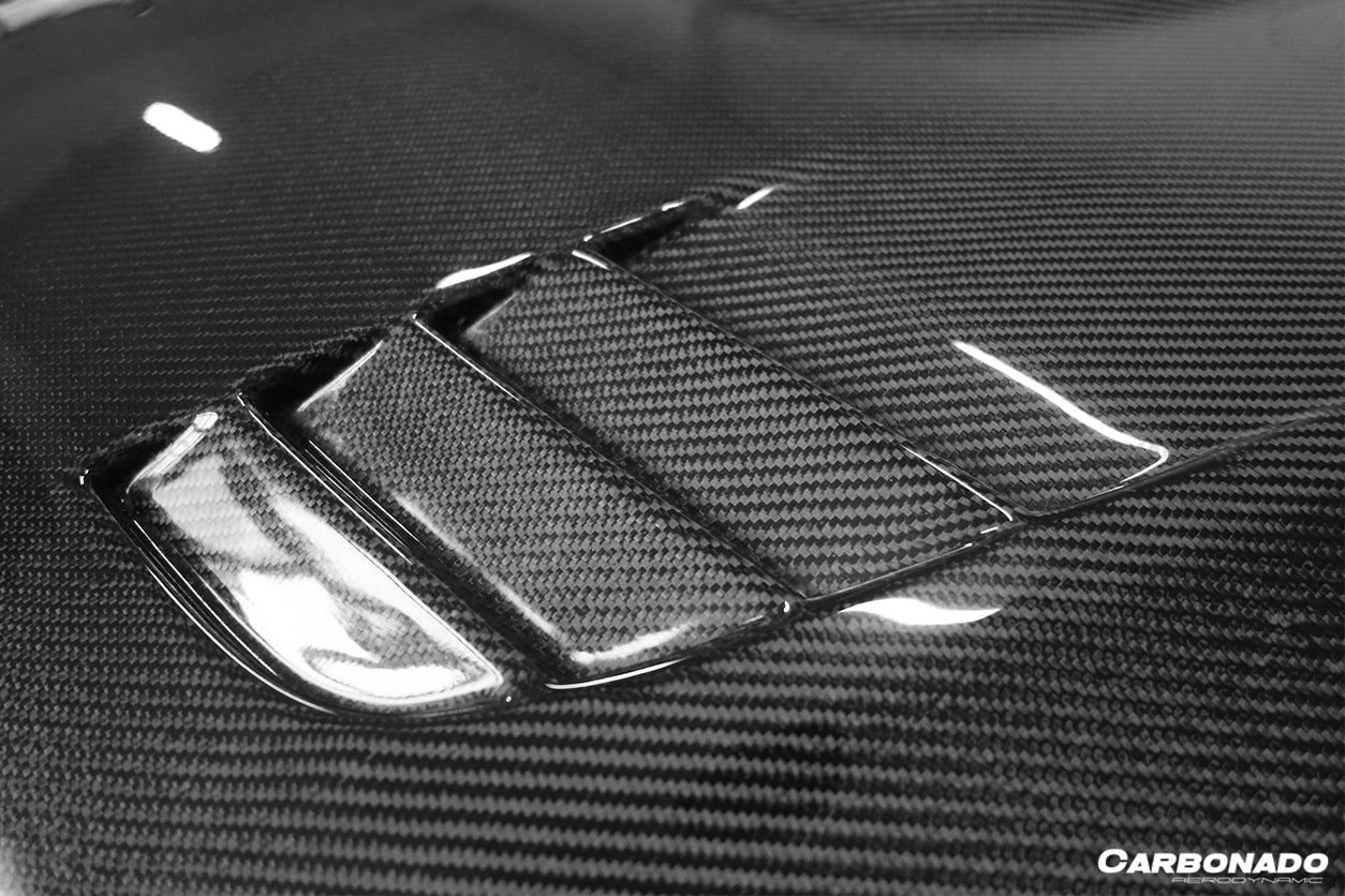 2013-2019 BMW 3 Series F30 F35 RZ Style Carbon Fiber Hood - Carbonado