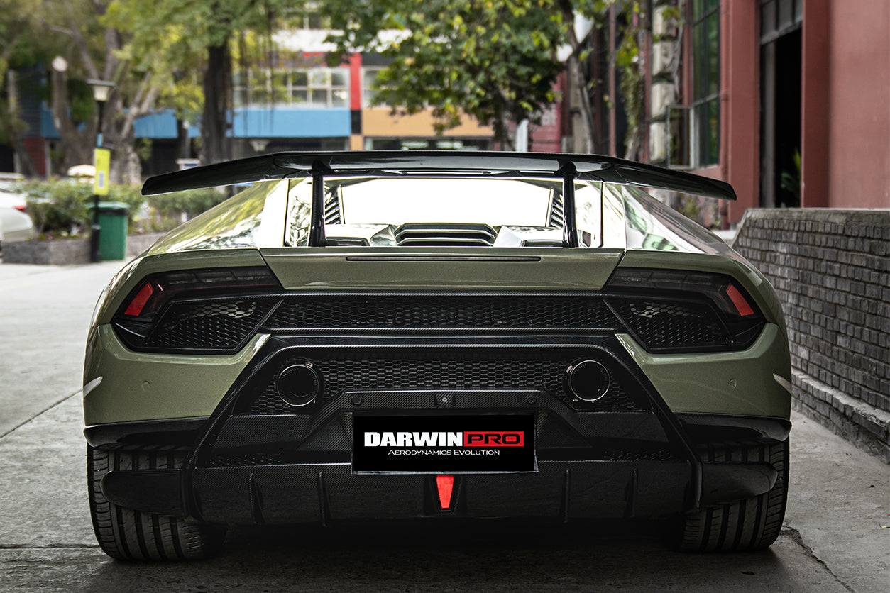2015-2020 Lamborghini Huracan LP610/LP580 Performante Style Partial Carbon Fiber Aero - Full Kit - DarwinPRO Aerodynamics