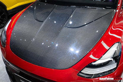 2020-2023 Tesla Model Y IMP Performance Carbon Fiber Hood - DarwinPRO Aerodynamics