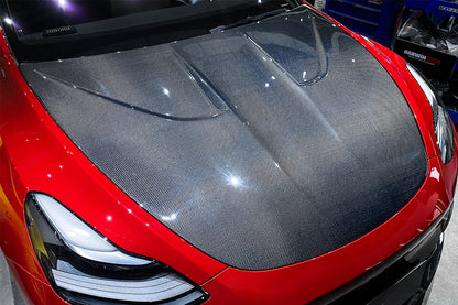 2020-2023 Tesla Model Y IMP Performance Carbon Fiber Hood - DarwinPRO Aerodynamics