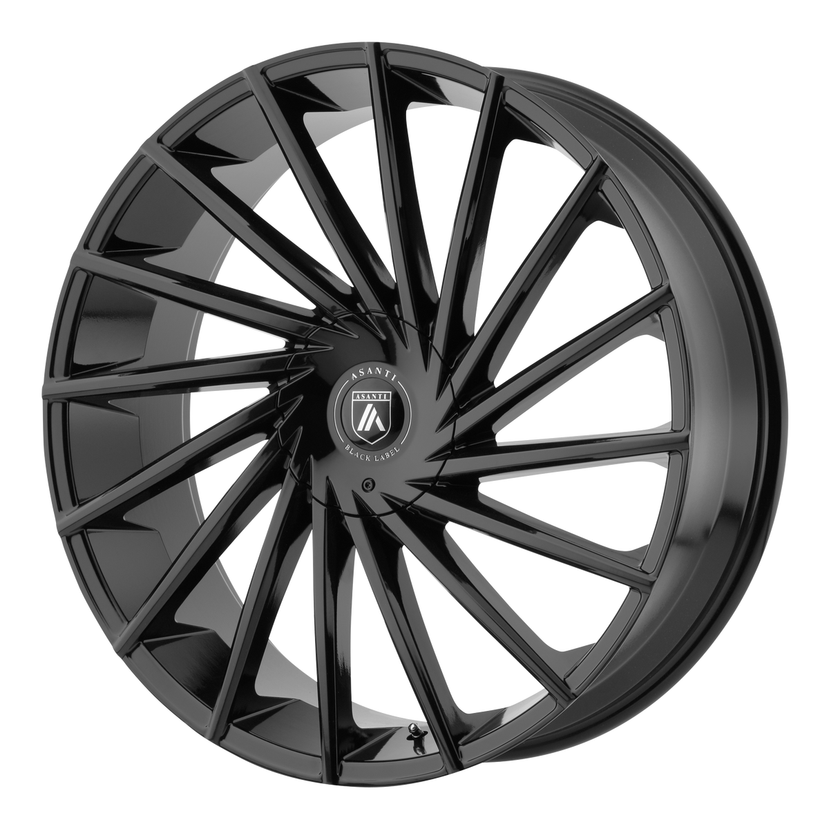 Asanti Abl-18 Matar – 22x9 6x135 / 6x139.7 Gloss Black (Square Set of 4)