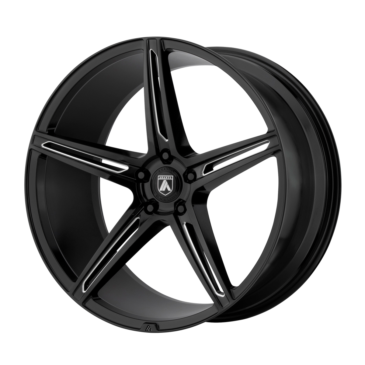 Asanti Abl-22 Alpha 5 – 20x9 5x114.3 Gloss Black Milled (Square Set of 4)