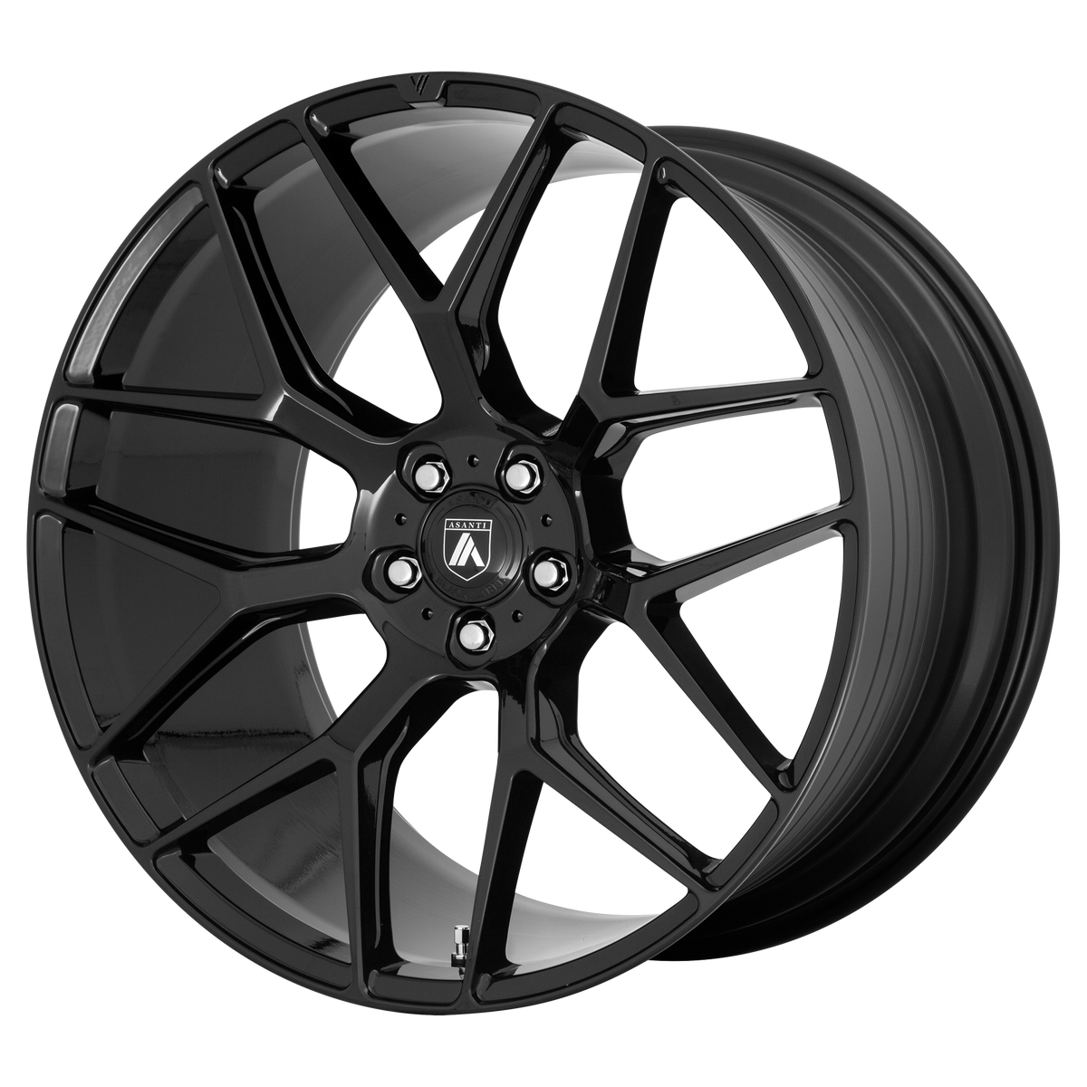 Asanti Abl-27 Dynasty – 22x9 / 22x10.5 5x120 Gloss Black (Staggered Set of 4)