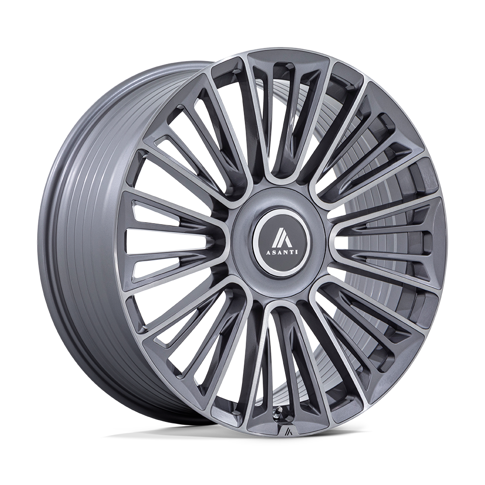 Asanti AB049 Premier – 22x9.5 6x135 / 6x139.7 Anthracite Brushed (Square Set of 4)