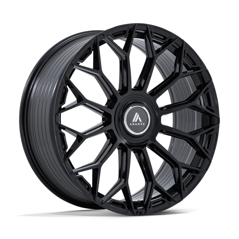Asanti AB051 Envoy – 24x10 5x112 / 5x120 Gloss Black (Square Set of 4)