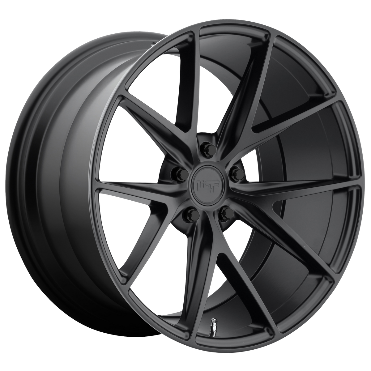 Niche M117 Misano – 20x9 5x120 Matte Black (Square Set of 4)