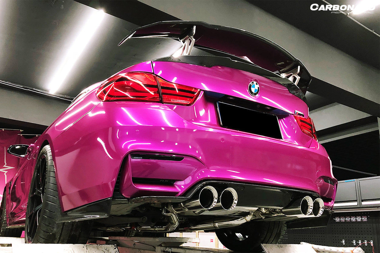 2014-2020 BMW M3 F80 M4 F82 VRS Style Carbon Fiber Trunk Spoiler - Carbonado Aero