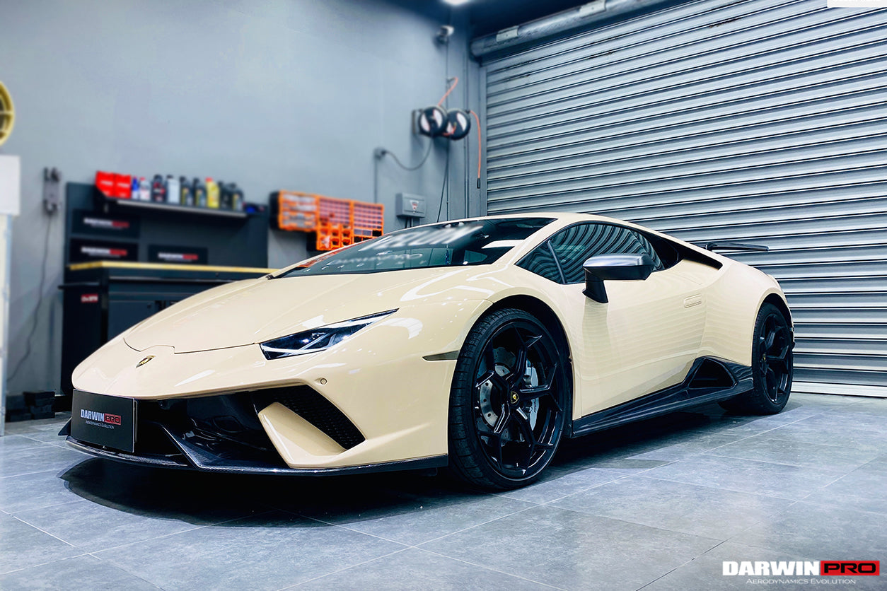2015-2019 Lamborghini Huracan LP610 & LP580 Performante Style Partial Carbon Fiber Aero - Full Kit - DarwinPRO Aerodynamics