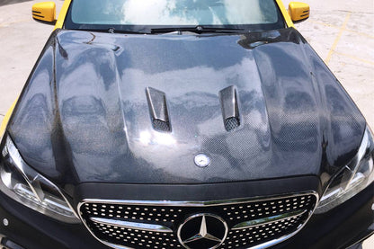 2014-2016 Mercedes Benz E Class W212 BKSS Style Hood - Carbonado
