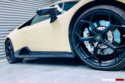 2015-2019 Lamborghini Huracan LP610 & LP580 Performante Style Partial Carbon Fiber Aero - Full Kit - DarwinPRO Aerodynamics