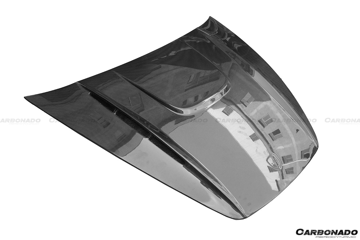 2011-2017 porsche Cayenne 958 HM Style Carbon Fiber Hood - Carbonado
