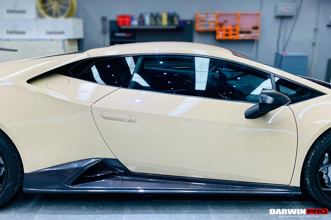 2015-2019 Lamborghini Huracan LP610 & LP580 Performante Style Partial Carbon Fiber Aero - Full Kit - DarwinPRO Aerodynamics