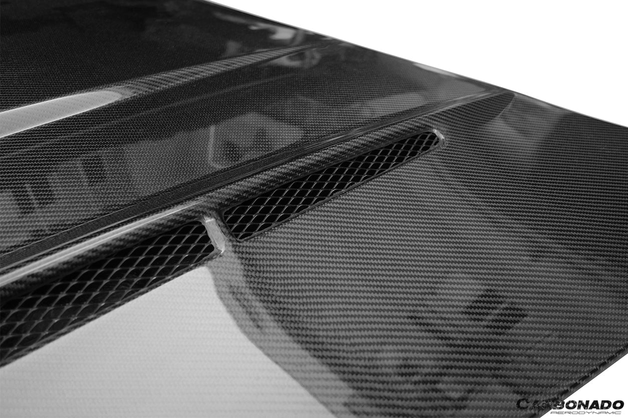 2011-2017 porsche Cayenne 958 HM Style Carbon Fiber Hood - Carbonado