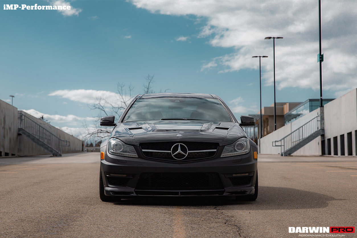 2012-2014 Mercedes Benz W204 C63 AMG IMP Performance Carbon Fiber Hood - DarwinPRO Aerodynamics