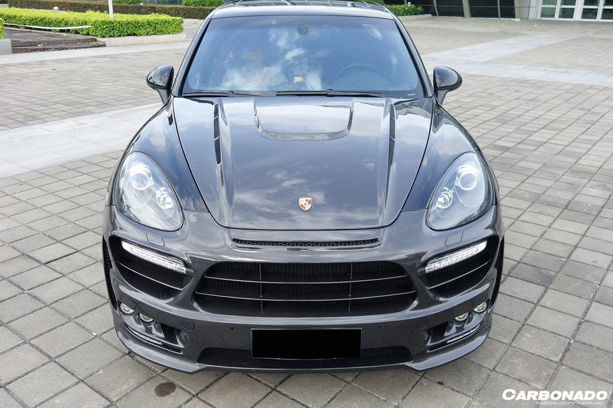 2011-2014 porsche Cayenne 958.1 HM Style Wide Body Kit - Carbonado