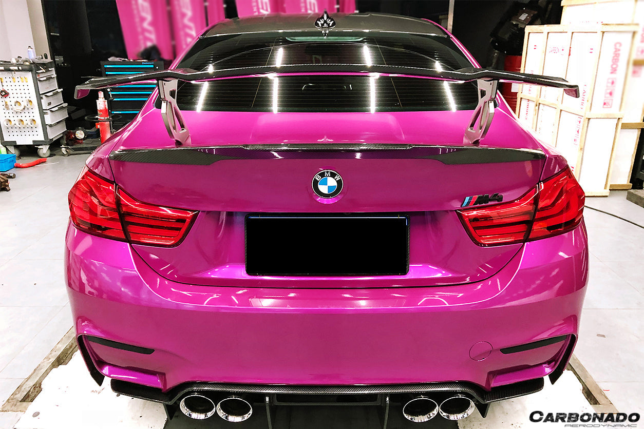 2014-2020 BMW M3 F80 M4 F82 VRS Style Carbon Fiber Trunk Spoiler - Carbonado Aero
